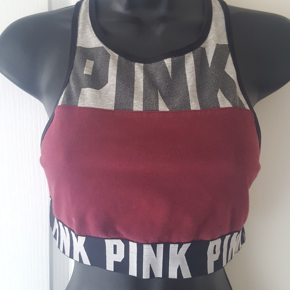 Victoria's Secret PINK High-Neck Sports Bra (M)